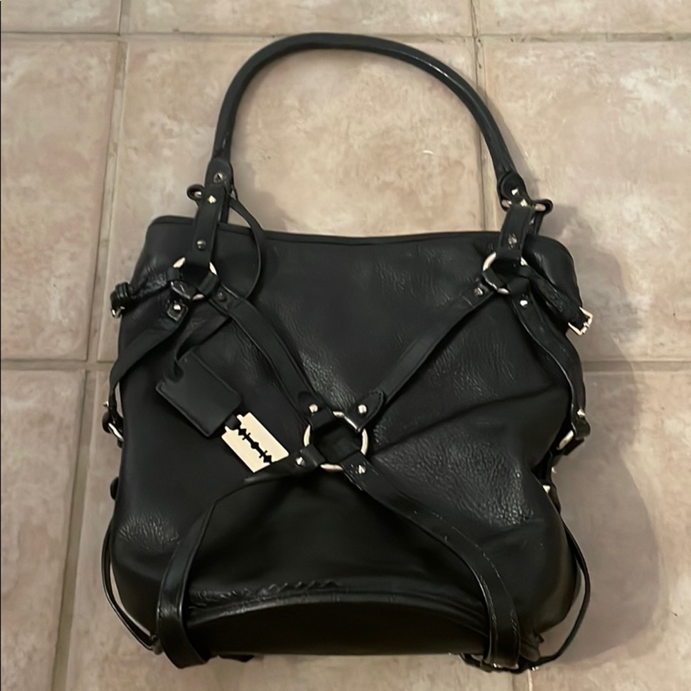 Available- Alexander McQueen Leather Bucket Bag